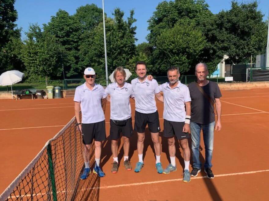 foto della squadra d3 del campionato a squadre 2024 del circolo tennis creazzo di vicenza