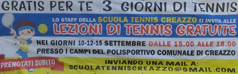 manifesto scuola tennis a creazzo gratis di prova